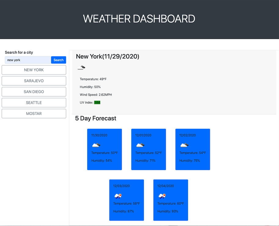 project weather
